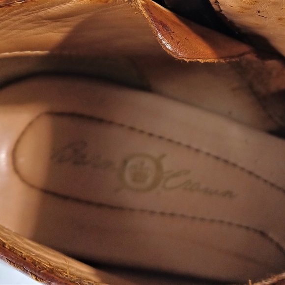 Born Crown Tapered Heel Brown Leather Ankle Boots Size 8.5 - Picture 9 of 9